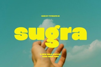 Sugra Font: a Modern and Readable Typeface