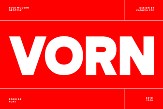 Vorn Font: Clean Design for Modern Web Projects