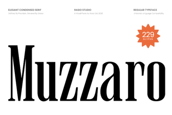 Muzzaro Font for Creative Projects & Modern Designs