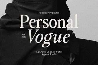 Design Your Signature Style with Personal Vogue Font