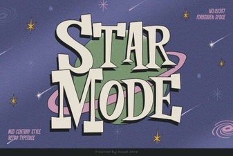 Design Ideas with the Star Mode Font Family