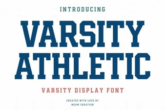 Best Varsity Athletic Fonts for Sports Projects